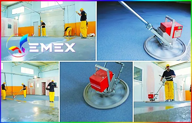 Aplicare covor epoxidic de cuartz STB